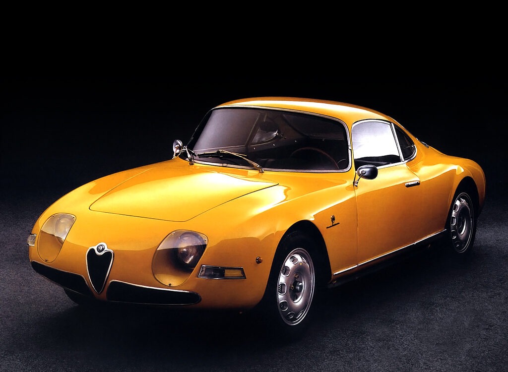 The Alfa Romeo Giulietta Goccia designed by Michelotti