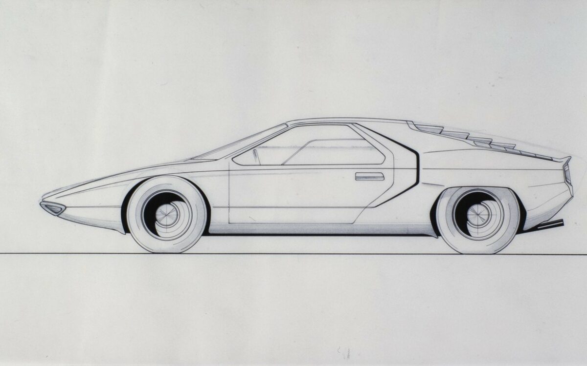 1968_Bertone_Alfa-Romeo_Carabo_Technical-Drawing