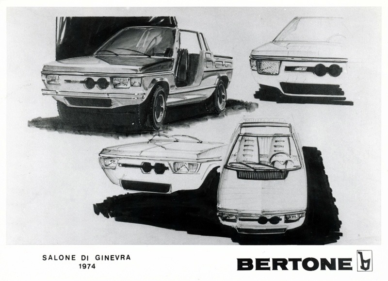 1974_Bertone_Fiat_127_Village_Design-Sketches