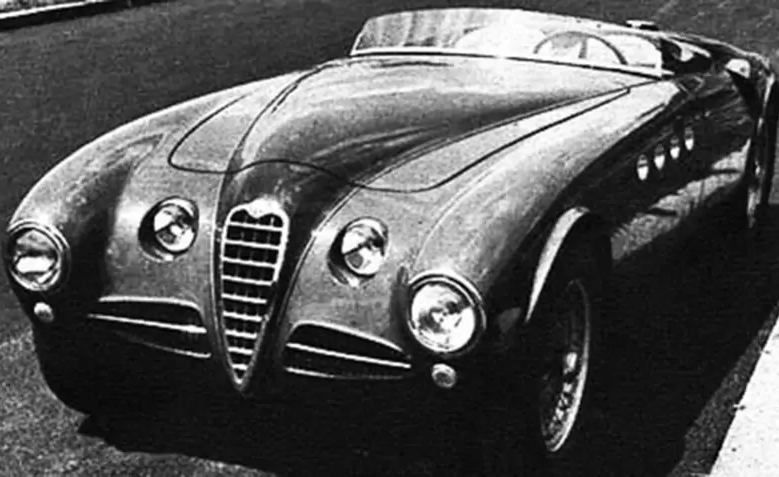 The Alfa Romeo 412 Spider Vignale