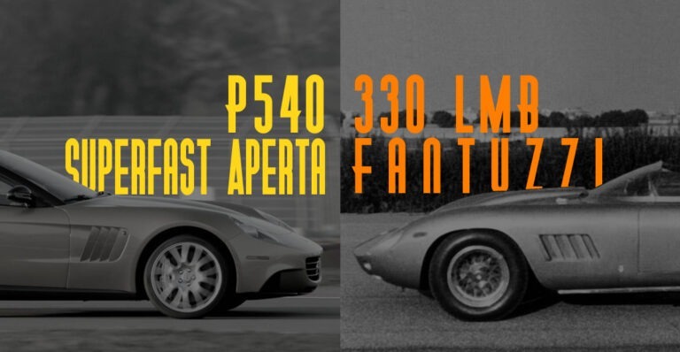 Ferrari P540 VS Ferrari 330 LMB