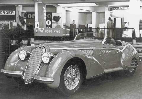 412.014 at the Milan motor show in 1937.