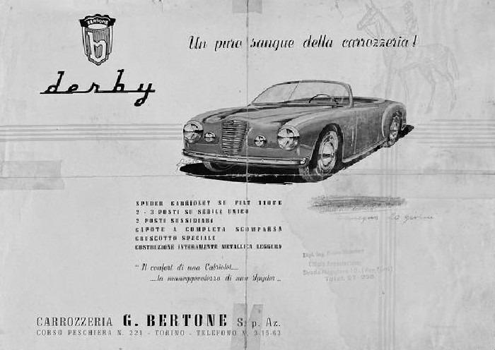 Fiat 1100 Cabriolet Derby Bertone