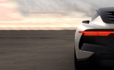 DeLorean released its first sneak peek of their electric vehicle