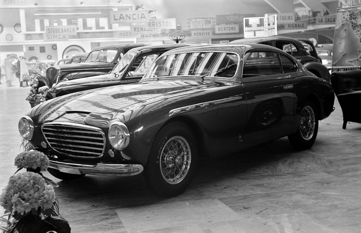 Ferrari 195 Inter Vignale Coupe 0095S Salone di Torino, Palazzo Esposizioni al Valentino 4-15 April 1951