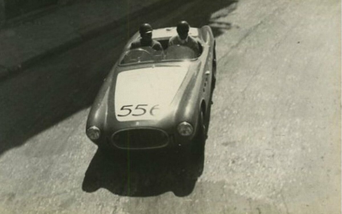 Ferrari 225 S Vignale Spider 0194ET Mille Miglia 25-26 April 1953 Jacques Swaters-Charles de Tonaco