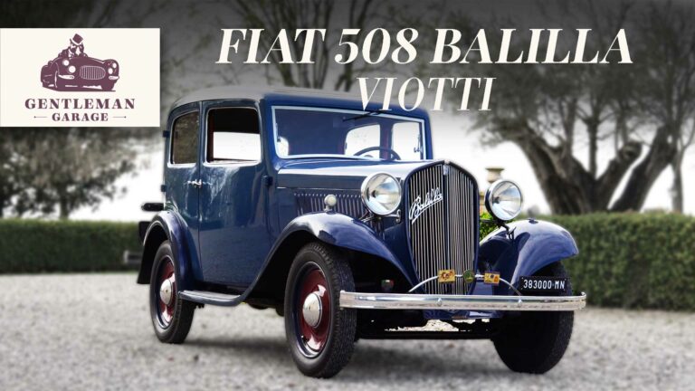 Fiat 508 Balilla Viotti: The little “fuoriserie” ft. Aldo Pisano Ep.20