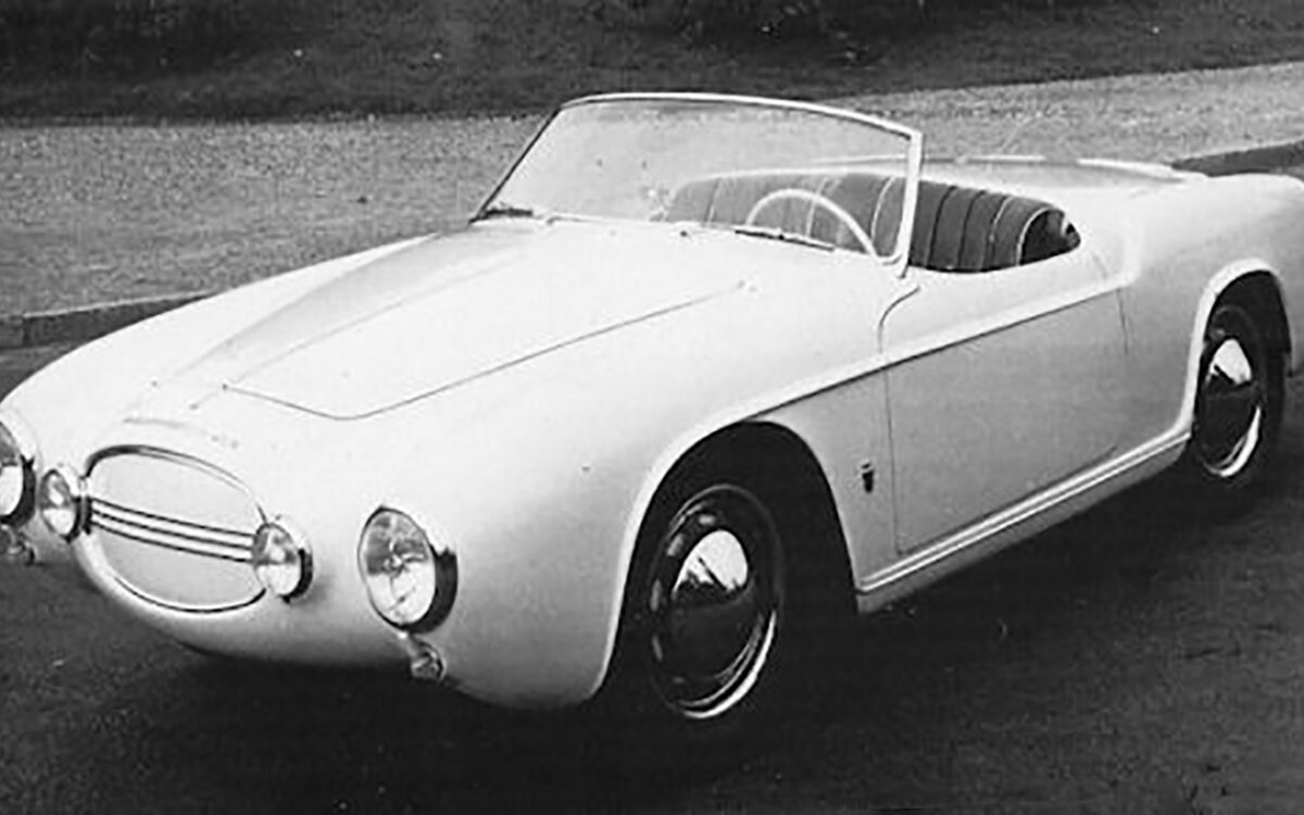 ghia 1953 Ghia Porsche prototype